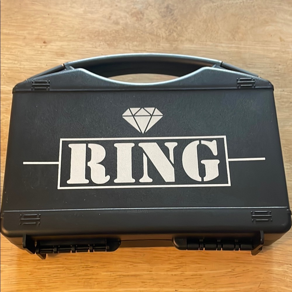 Black Ring Security Case and Earpiece